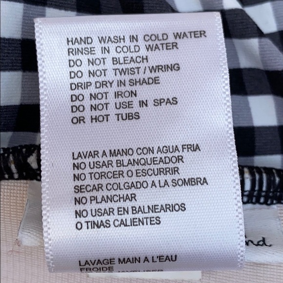 COCO RAVE GINGHAM BIKINI TOP SUZE XS/S - Picture 7 of 7